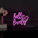 Trinx Ficco 10" Novelty Neon Sign in Pink | 10 H x 10 W x 1.85 D in | Wayfair 99A37EA943974026BAACBE0C5BBC2831