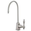 Kingston Brass KS7198NL Naples Single Handle Water Filtration Faucet, Brushed Nickel - Kingston Brass KS7198NL