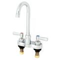 Zurn Industries Z812A1-XL Deck Mount Faucet w/ 2.2 gpm Aerator - 3 1/2" Swivel Gooseneck Spout, 4" Centers