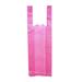 LK Packaging CT1621M Plastronic T-Shirt Bag w/ Handle - 21"L x 10"W x 6" SG, 0.6 mil HDPE, Magenta, Pink