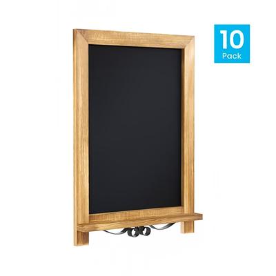 Flash Furniture 10-HFKHD-GDIS-CRE8-622315-GG Chalkboard Sign w/ Legs - 10 Pack, 12