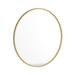 Flash Furniture HFKHD-0GD-CRE8-491315-GG 30" Round Large Accent Wall Mirror, Metal, Gold