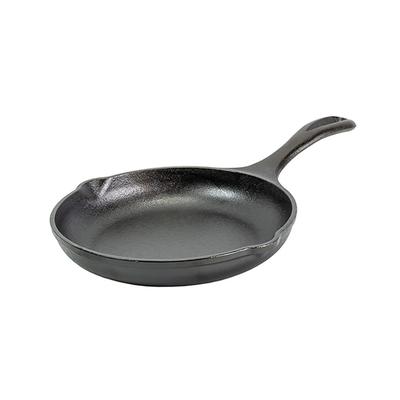 Lodge LC8SK 8" Round Cast Iron Skillet w/ Handles, Black
