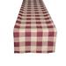 Gracie Oaks Pande Checkered Table Runner Polyester in Red/Brown | 90" x 14" | Wayfair 7CD1DE97748248989E30664FB6281458