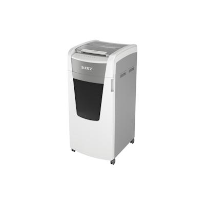 Leitz IQ Autofeed Office Pro Partikelschnitt Aktenvernichter P4, 600 Blatt, 110l-Abfallbehälter, Weiß, 80170000 Image