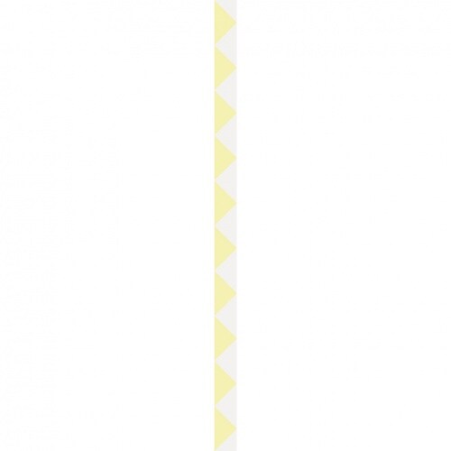 Aufkleber I PERMALIGHT power langnachleuchtend Türstreifen gezackt, Aluminium, selbstklebendausgerüstet, 25x1000mm, DIN 67510 Image