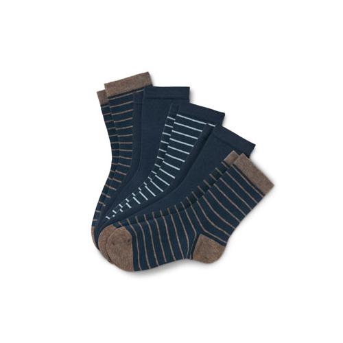 5 Paar Kinder-Socken, gestreift