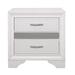 Latitude Run® Leyi 2 - Drawer Nightstand in White Wood in Brown | 26 H x 26 W x 16.5 D in | Wayfair C6F6D6CBD7544F24949063B398CD5C29