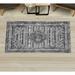 Gray 29.92 x 59.84 x 1.18 in Area Rug - Union Rustic Ethnic Decorative Rug, Folkloric & Bohemian Artwork Of Geometric Cultural Ornaments Rustic Look scale Art | Wayfair