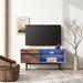 WAMPAT Modern TV Stand for up to 55 inch TV with Storage Cabinets