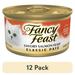 (12 pack) Purina Fancy Feast Salmon Feast Classic Grain Free Wet Cat Food Pate