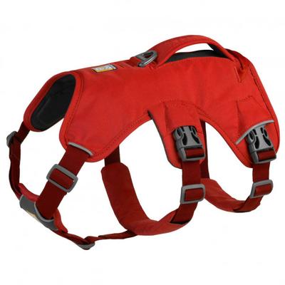 Ruffwear - Web Master Harness - Hundegeschirr Gr XXS - Chest: 33-43 cm rot