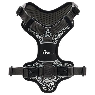 Hunter - Harness Divo Reflect - Hundegeschirr Gr Hals 22-38 cm - Bauch 45-56 cm schwarz/grau Image