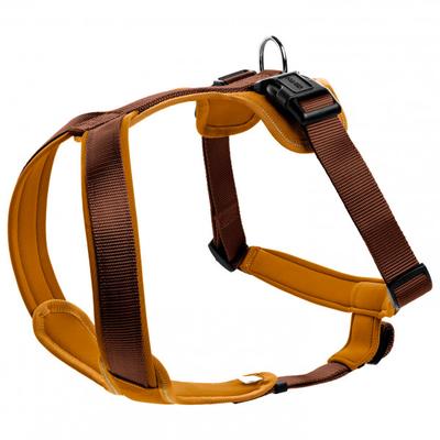 Hunter - Harness Neoprene - Hundegeschirr Gr Bauchumfang 36-44 cm - Halsumfang 32 cm braun/ karamell Image