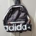 Adidas Bags | Adidas Linear Mini Backpack Jersey Onix/White/Rose Gold | Color: Gray/White | Size: Os