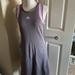 Adidas Dresses | Adidas Sleeveless Dress With Pockets. Size M(12-14) Excellent Condition. | Color: Gray/Purple | Size: M