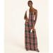 J. Crew Dresses | J.Crew Ruffle-Back Silk Dress In Stewart Tartan | Color: Black/Red | Size: 2