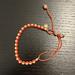 J. Crew Jewelry | Jcrew Red Pull String Rhinestone Bracelet. Gorgeous Never Worn. | Color: Red | Size: Os