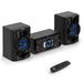 Pyle Wireless Bluetooth Stereo Boombox Radio Shelf 500-Watt Max Power Sleek Design Mini System