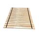 The Furniture King Bed Slats King Size Wood Less Than 2 Inches Apart Specialty Platform Plank Bed Frame Support Boards Attached with Black Strapping 74 Wide