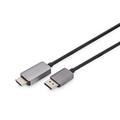 Digitus DisplayPort Anschlusskabel DisplayPort Stecker, HDMI-A Stecker 1.8m Schwarz DB-340305-018-S