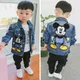 Veste de cow-boy de style japonais et coréen pour enfants vêtements de dessin animé Disney