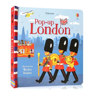Usborne-Livre à Rabat Pop Up London dos en Carton 3D pour Enfant Jouet de Nettoyage d'Images