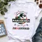 T-shirt imprimé graphique Mamasaurus pour femmes, T-shirt femme, T-shirt drôle, T-shirt léopard