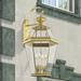 Georgetown 30"H Polished Brass Outdoor Lantern Wall Light