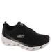 Skechers Sport Glide - Step Swift - Fresh Appeal - Womens 9.5 Black Sneaker Medium