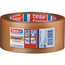 Verpackungsklebeband PVC tesapack® 4124 farblos L.66m B.50mm Rl.TESA /6 Rollen Image
