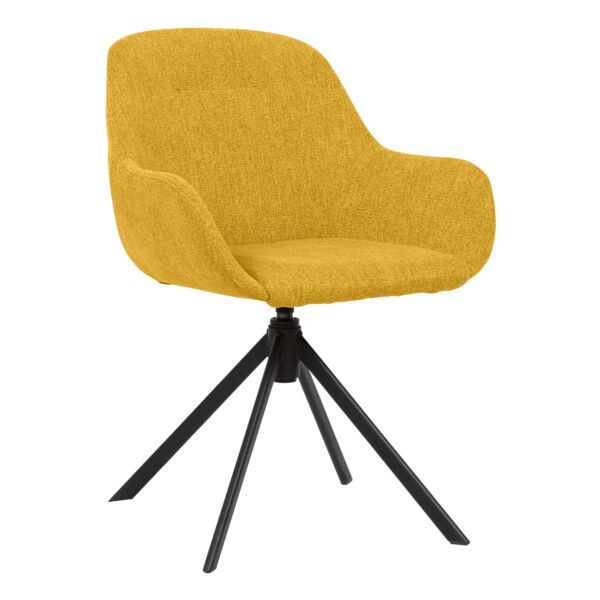 Paperflow Drehsessel »Sira« gelb, 69 cm