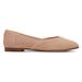 TOMS Women's Brown Tan Jutti Neat Suede Flat Shoes, Size 5.5
