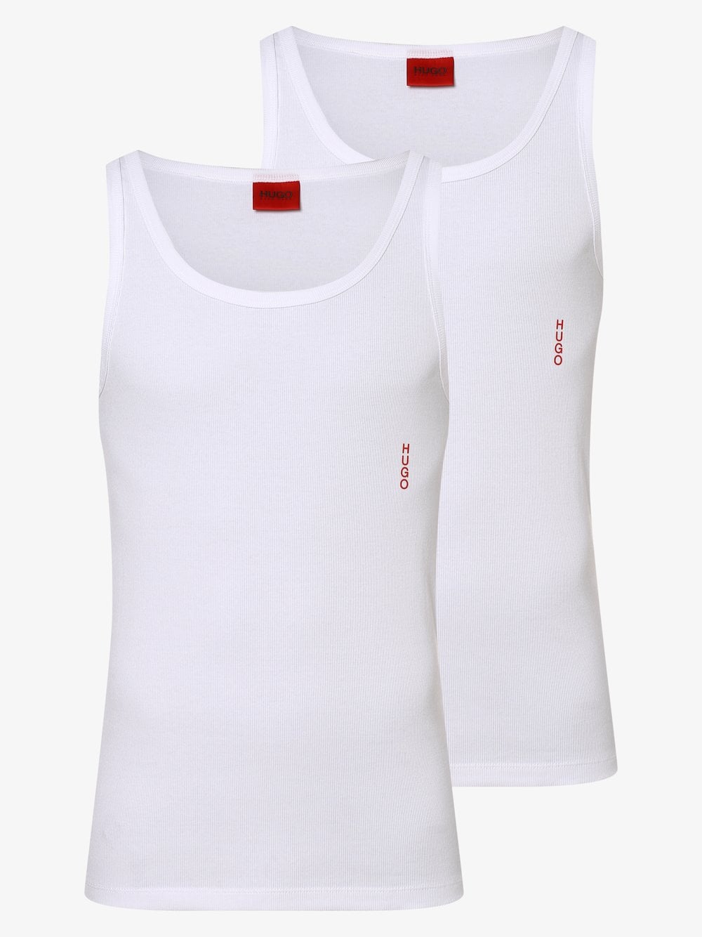 HUGO Unterhemden im 2er-Pack Herren weiß, XXL Image
