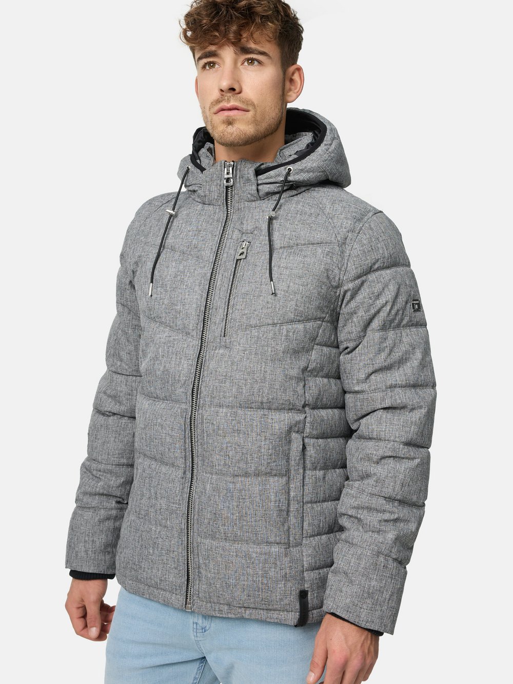 Indicode Jacke Herren anthrazit, L