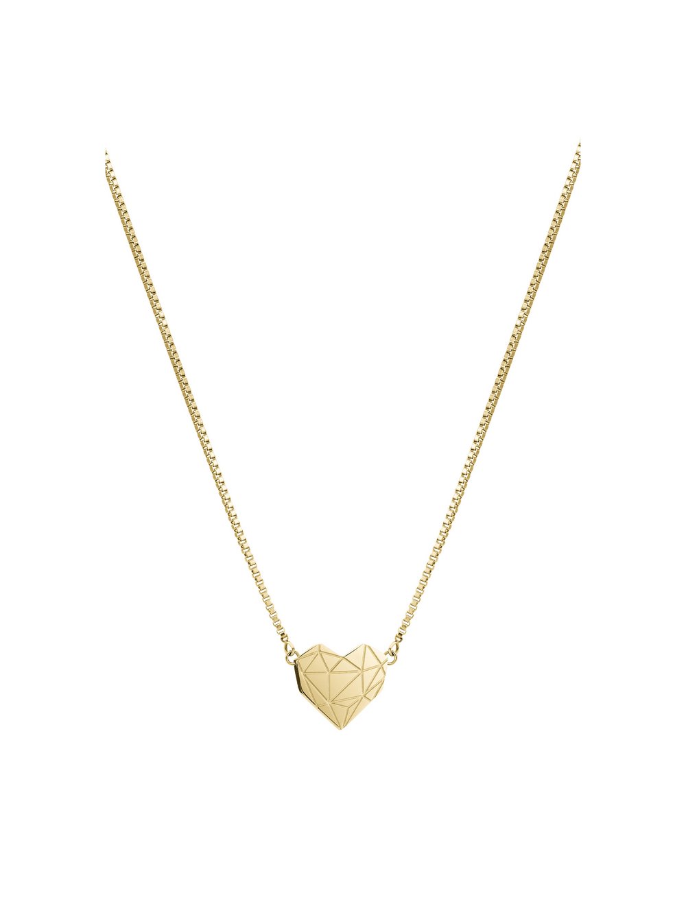 Liebeskind Berlin Kette The Broken Heart Damen gold, ONE SIZE Image