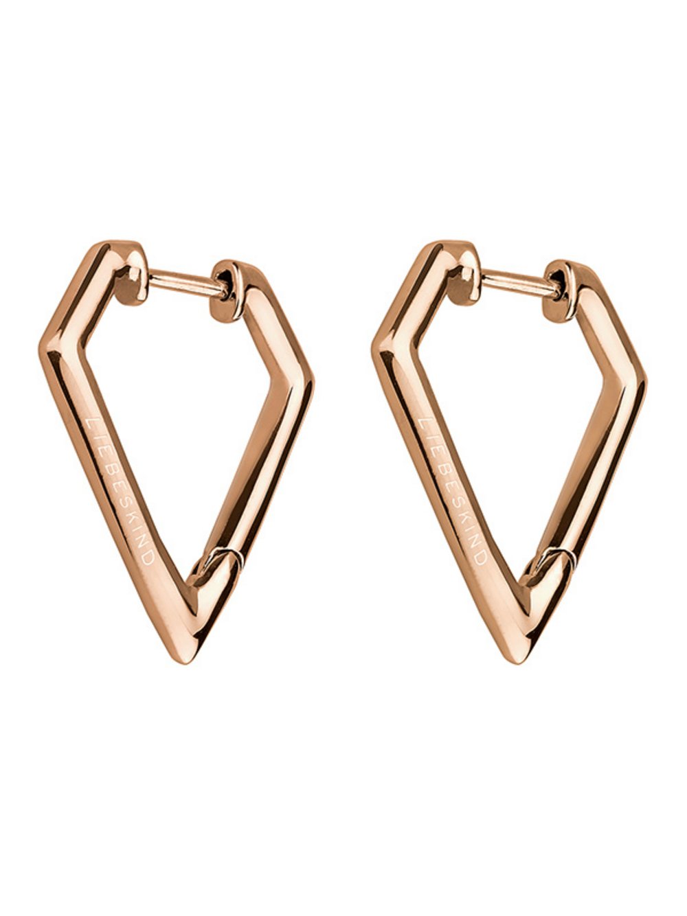 Liebeskind Berlin Ohrringe The Iconic Geometric Damen roségold, ONE SIZE Image