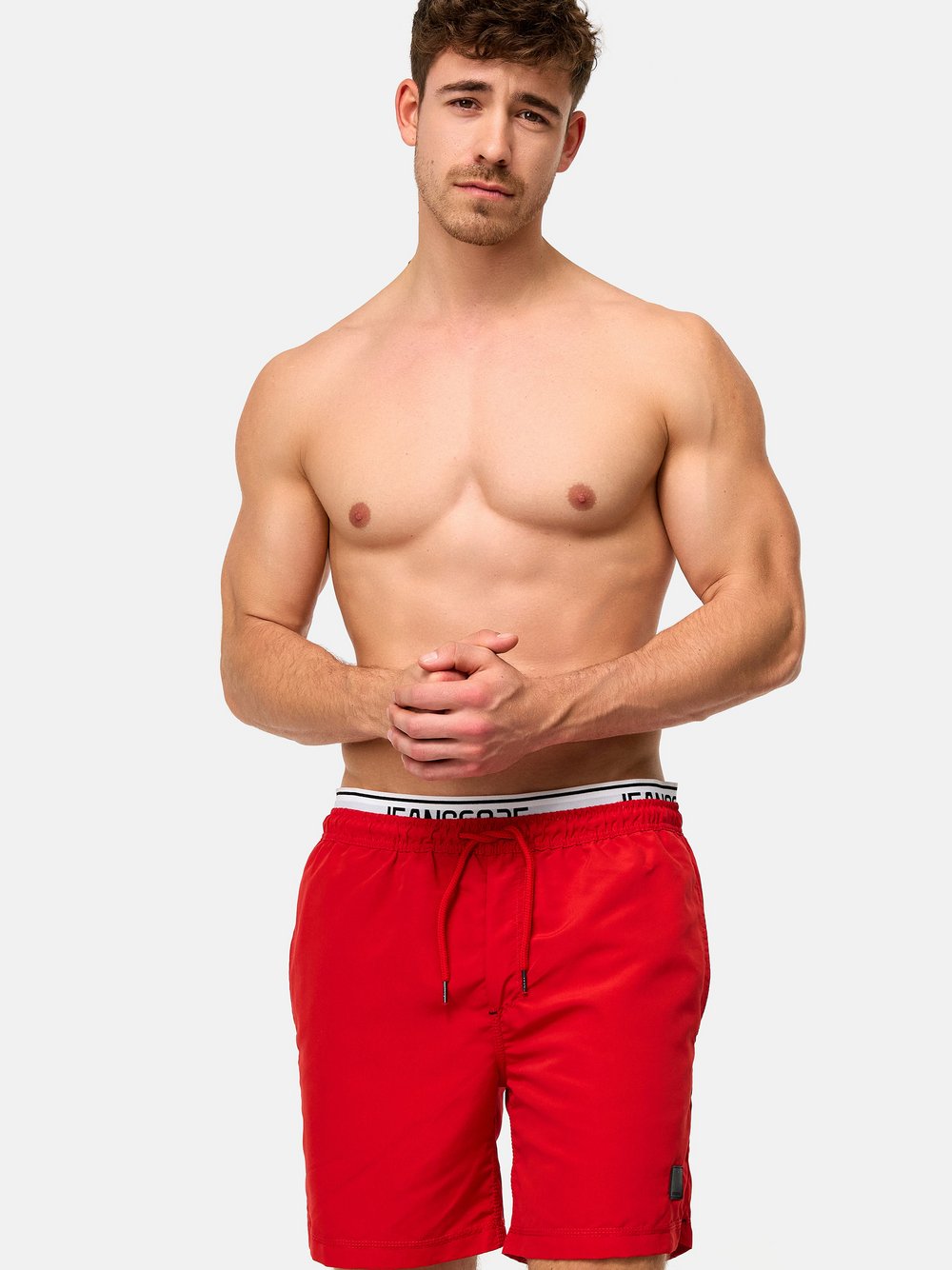 Indicode Badehose Herren rot, M Image