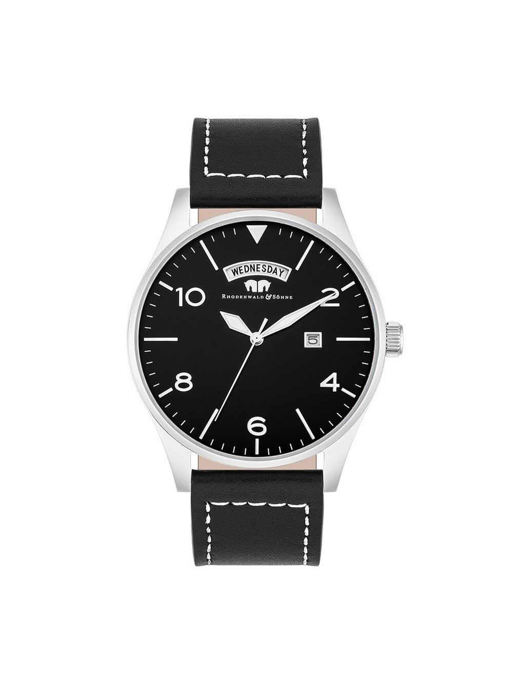 Rhodenwald & Söhne Armband-Uhr Herren silber, ONE SIZE Image