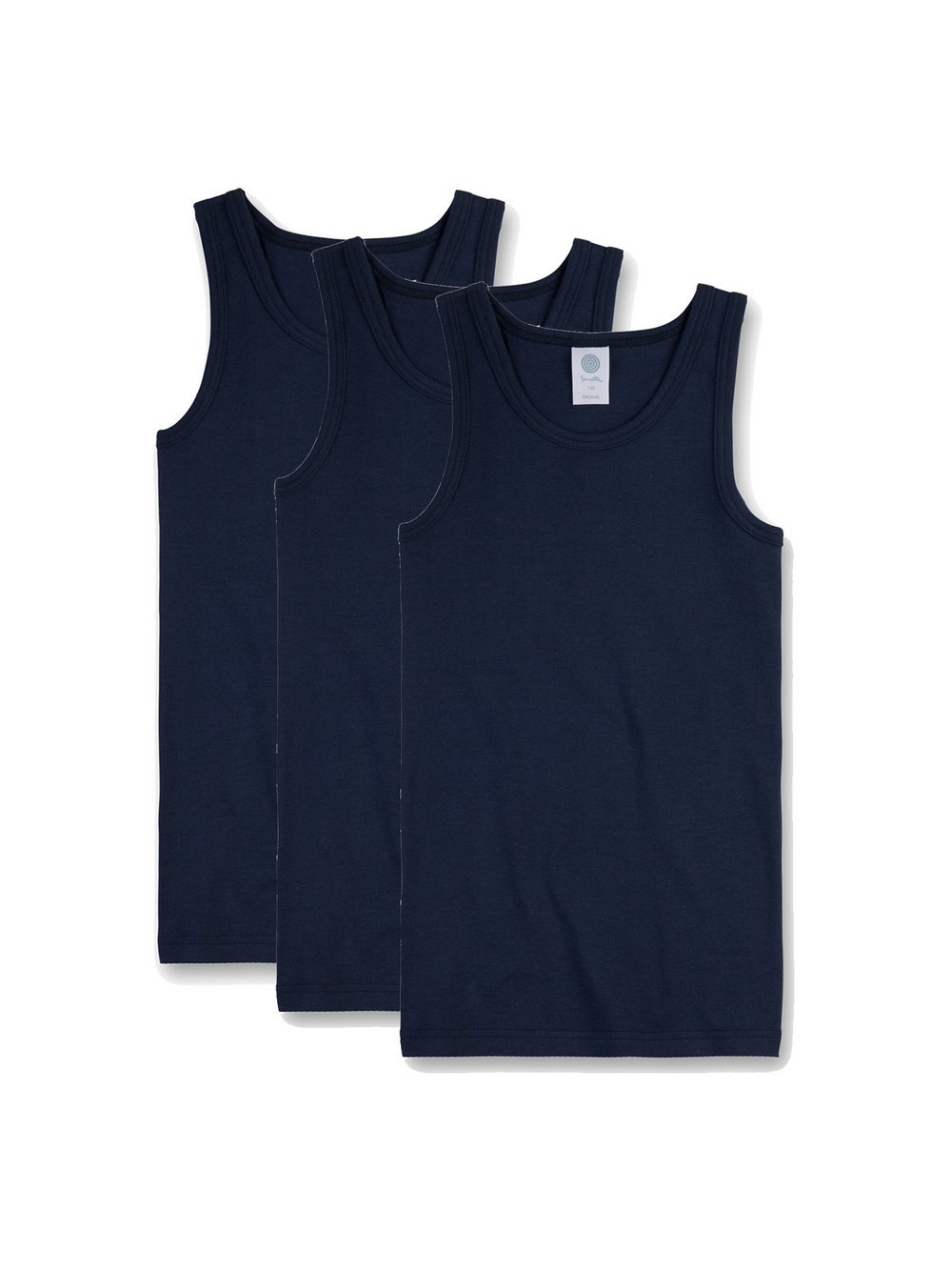 Sanetta Unterhemd 3er Pack Jungen blau, 164 Image