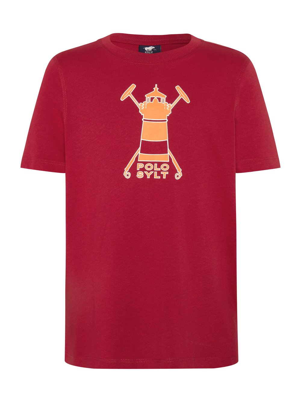Polo Sylt T-Shirt Jungen bordeaux, 122 Image