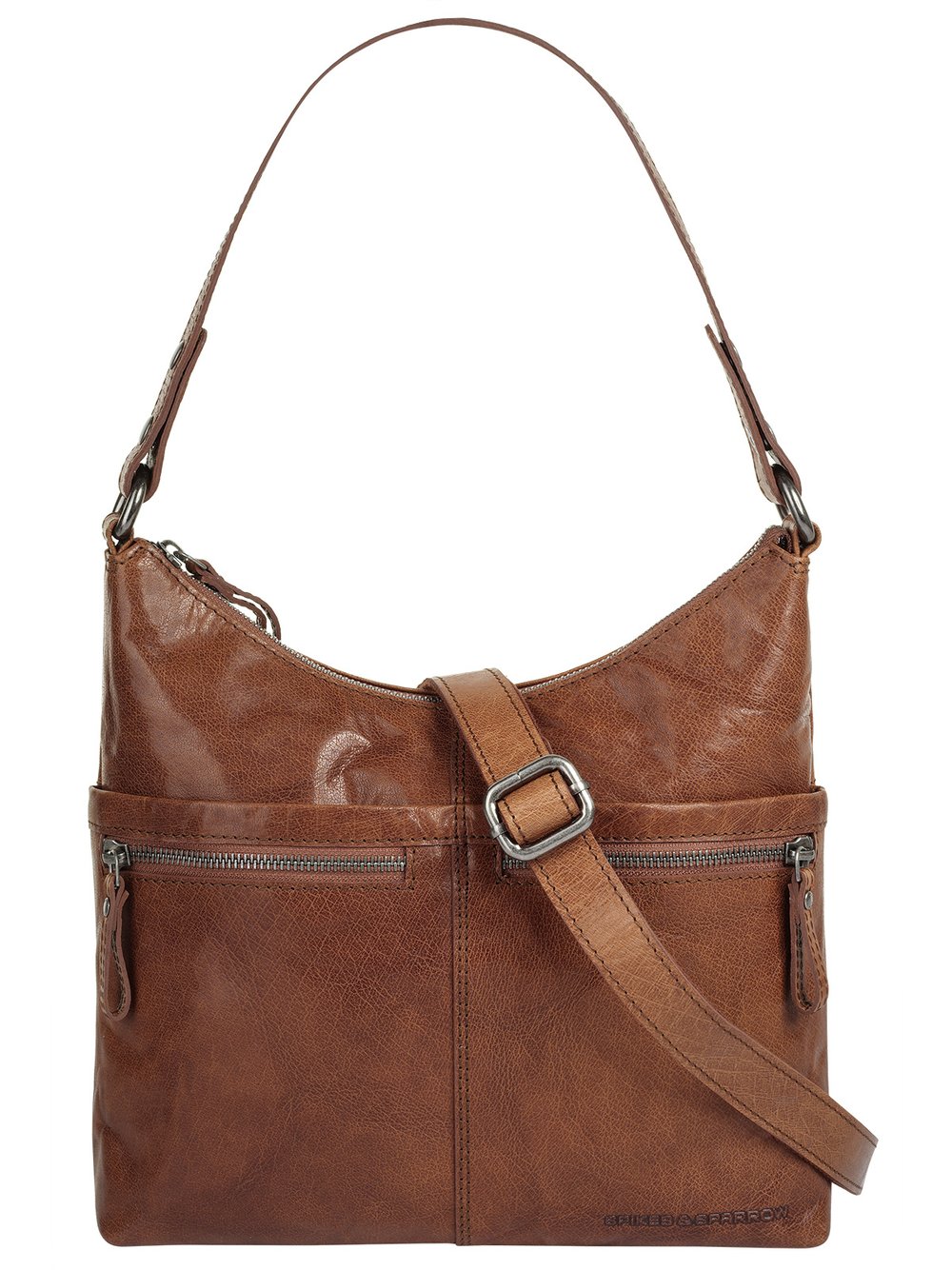 Spikes & Sparrow Umhängetasche Damen cognac, ONE SIZE Image