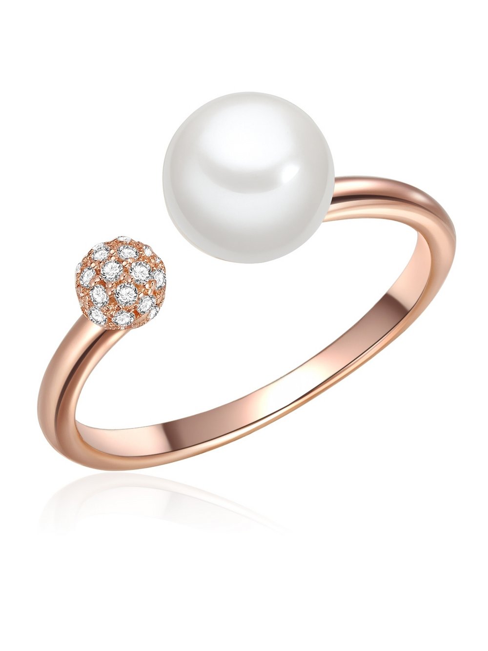 Valero Pearls Ring Damen roségold, 52 Image
