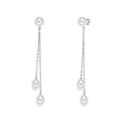 Valero Pearls Ohrhänger Damen silber, ONE SIZE Image