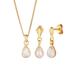 Elli PREMIUM Schmuckset Damen gold, 45