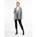 Dreimaster Langer Blazer aus Wollgemisch Damen grau, M