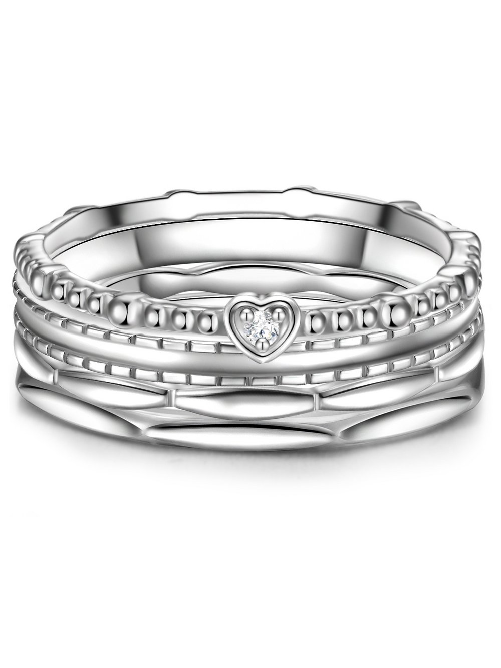 Glanzstücke München Ring Damen silber, 56 Image