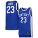 Youth Nike #23 Royal Kentucky Wildcats Icon Replica Basketball Jersey