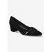 Women's Millie Pump by Easy Street in Black Lamy (Size 8 M)