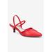 Wide Width Women's Unna Pump by Easy Street in Red (Size 8 1/2 W)